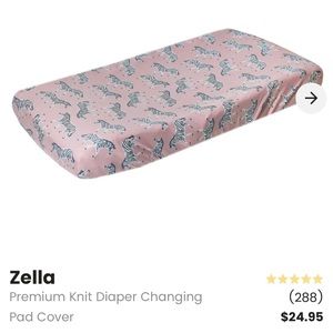 LOT of 2 Copper Pearl Brand new diaper changing padcovers